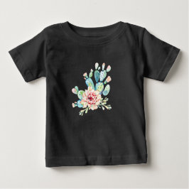 Watercolor Cacti Bloom T Shirt