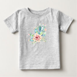 Watercolor Cacti Bloom T Shirt