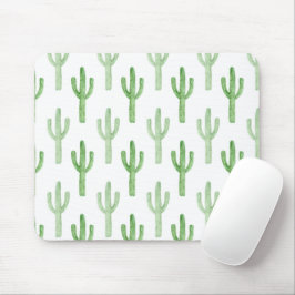 Watercolor Cactus Mönster Musmatta