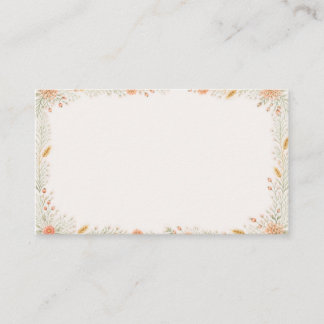 Watercolor Camellia Wedding Enclosure Card Tilläggskort