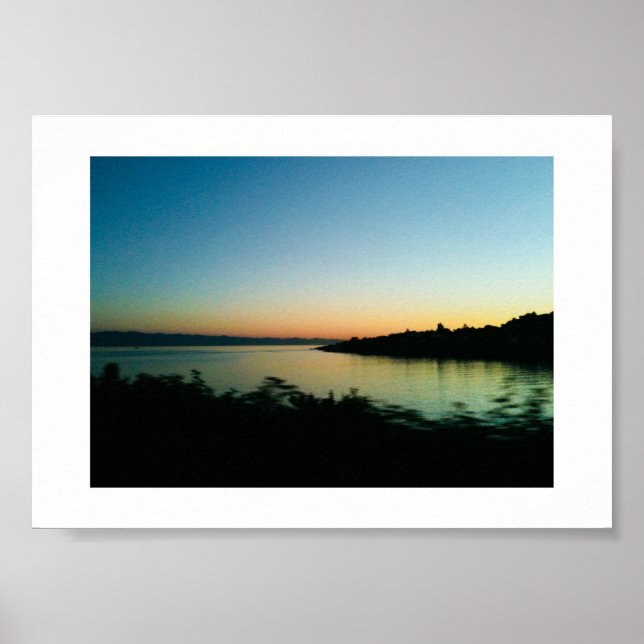 Watercolor Canada Färg Photography Poster (Framsidan)