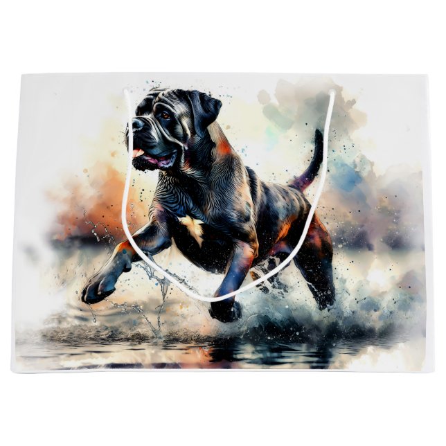 Watercolor Cane Corso dog (Framsidan)