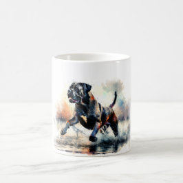 Watercolor Cane Corso dog Kaffemugg