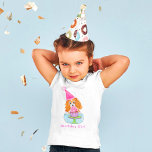 Watercolor Cavalier Kung Charles Cupkaka Birthday T Shirt<br><div class="desc">Den vackra färgen på en Cavalier Kung Charles-spanjor med rosa cupkaka gör en fin T-shirt för födelsedagsflickan till bäran till party. Denna utformning omfattar samordning av försörjningen till party.</div>
