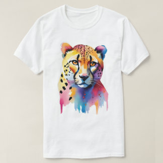 Watercolor Cheetah T Shirt