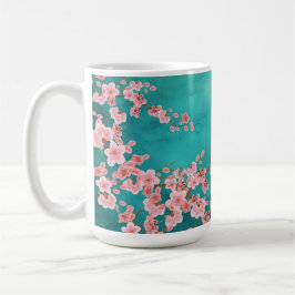 Watercolor Cherry Blossom Coffee Mug Kaffemugg