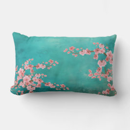 Watercolor Cherry Blossoms Lumbarkudde