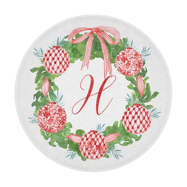 Watercolor Chinoiserie Wandejul Monogram (Framsidan)
