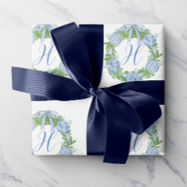 Watercolor Chinoiserie Wandejul Monogram Presentpapper
