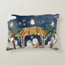 Watercolor Christian jultomativitet