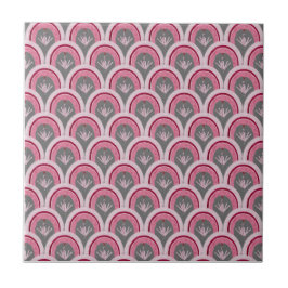 Watercolor Classic Pink Hand-drawn  Kakelplatta