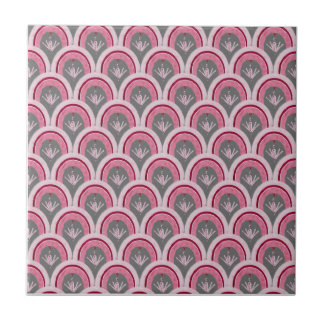 Watercolor Classic Pink Hand-drawn Kakelplatta