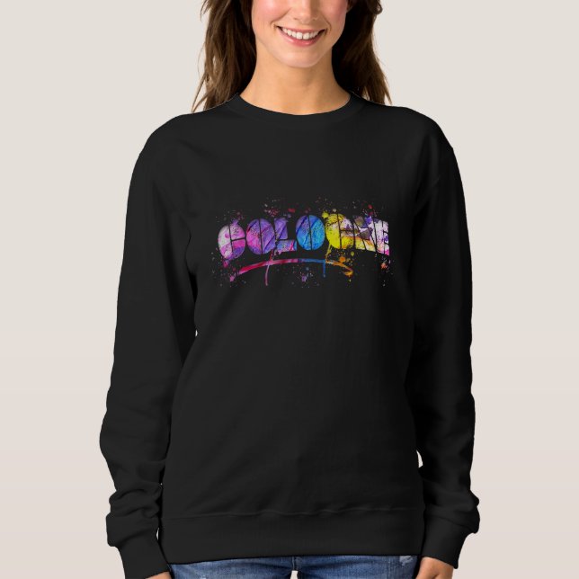 Watercolor Cologne Cologne Lettering Souvenir T Shirt (Framsida)