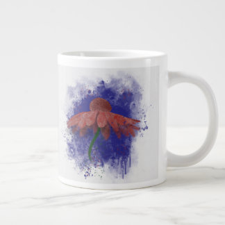 Watercolor Coneflower Jumbo Mugg