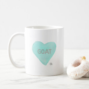 Watercolor Convo Heartz GOAT Mugg