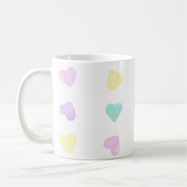 Watercolor Convo Heartz Large Mönster Mugg
