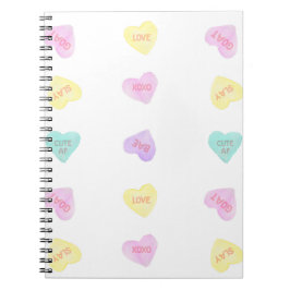 Watercolor Convo Heartz Slang Notebook Anteckningsbok