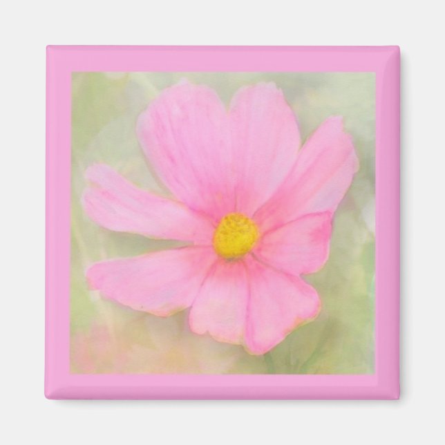 Watercolor Cosmos Magnet (Framsidan)