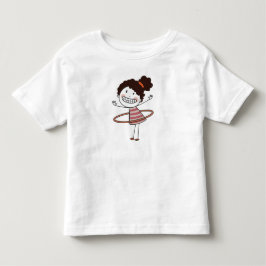 Watercolor Cute Stick Girl Big Smile Beval T Shirt