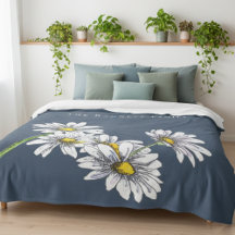 Watercolor Daisy Boho Family Christmas Gift