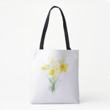 Watercolor Dandelion Tote
