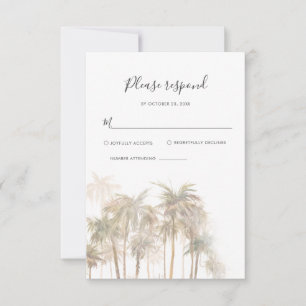 Watercolor Destinations-bröllop för kustfärgen Han OSA Kort