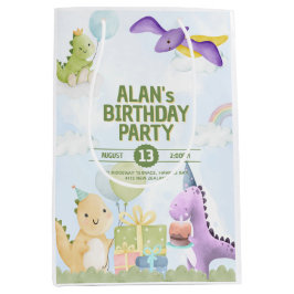 Watercolor Dinosaur Birthday Invites