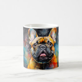 Watercolor Dog Mug Wrap Magisk Mugg