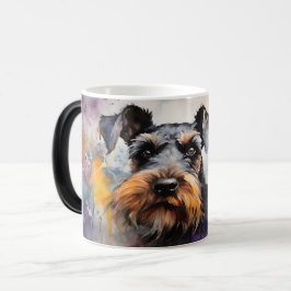 Watercolor Dog Mug Wrap Magisk Mugg