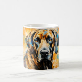 Watercolor Dog Mug Wrap Magisk Mugg