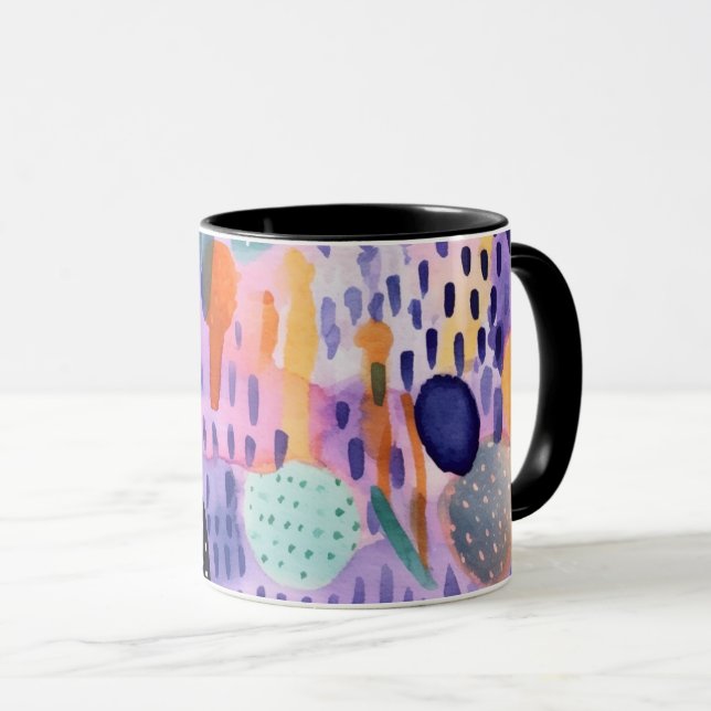 Watercolor Dream World Mugg (Framsida höger)