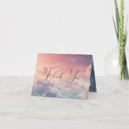Watercolor Dreamy Sunset Cloud 9 Tack Kort