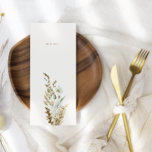 Watercolor Dusty Blue Greenery Bröllop Dinner Menu Meny<br><div class="desc">Konstruktionen har en delikat bukett av vattenfärgad grönsak och blommor, tist, daisy, dammig blå fern och torkat pampasgräs. Designad att samordna med för bröllopsinbjudan. Om du vill ändra informationen klickar du på "Anpassa". Om du vill flytta texten eller ändra texten storlekt, teckensnitt eller färg klickar du på "Klicka för att...</div>