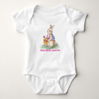 Watercolor Easter Bunny T Shirt