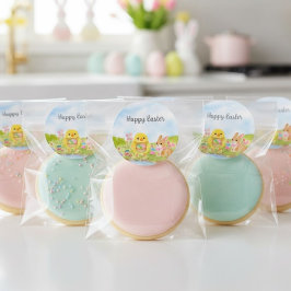  Watercolor Easter Egg Chick Easter Bunny  Runt Klistermärke