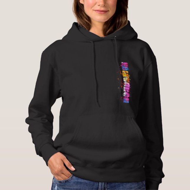Watercolor Edinburgh Edinburgh Lettering T Shirt (Framsida)
