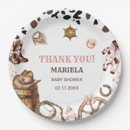 Watercolor elegant Little Cowgirl Rodeo Land b