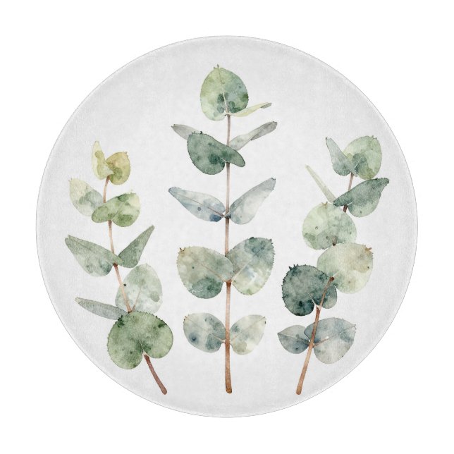 Watercolor Eucalyptus Leaves Botanical (Framsidan)