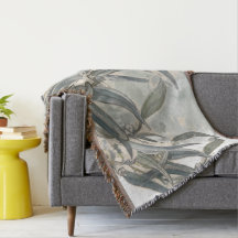 Watercolor Eucalyptus Lövs Greenery