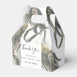 Watercolor Eucalyptus Lövs Greenery Presentaskar