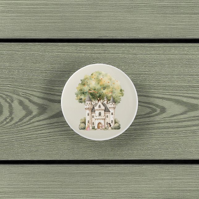 Watercolor Fairytale Princess Whimsical Knopp (Skapare uppladdad)