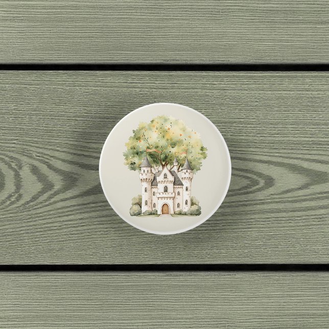 Watercolor Fairytale Princess Whimsical Knopp (Skapare uppladdad)