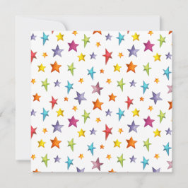 Watercolor färg stjärnor dekorativ kudde