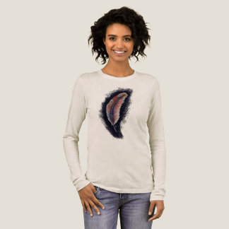 Watercolor Feather T Shirt
