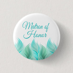 Watercolor Feathers Matron of Honor Knapp
