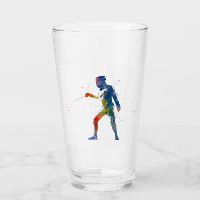 watercolor fencing glaskopp (Framsida)
