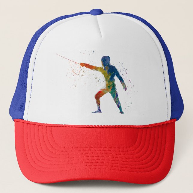 watercolor fencing keps (Framsida)