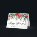 Watercolor Festive Blommigt Garland Lycklig Hanukk Helgkort<br><div class="desc">Vattenfärgsvisitiv Blommigt Garland Lycklig Hanukah-kort | Skicka Hanukkah hälsning till familj och vänner med detta blommigt Hanukkah-kort. Den har vattenfärgillustrationer ro,  poinsettias,  hollies,  gräs nål,  pinekoner och andra festaccenter. Anpassa det här botaniska helgdag genom att lägga till egna texter och foton.</div>