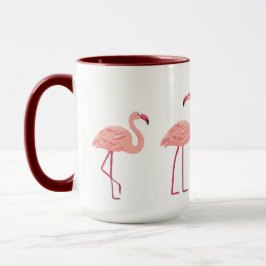 Watercolor Flamingos Mugg