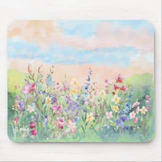Watercolor floral Spring Ladybug Musmatta